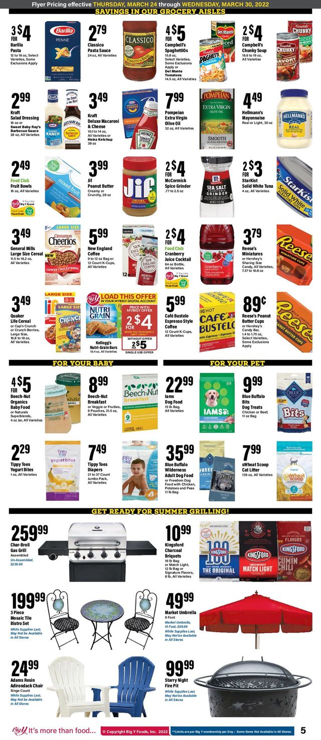 Big Y Ad from 03/24/2022