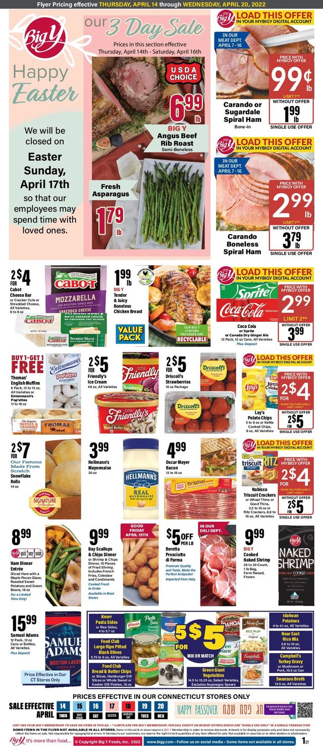 Big Y Ad from 04/14/2022