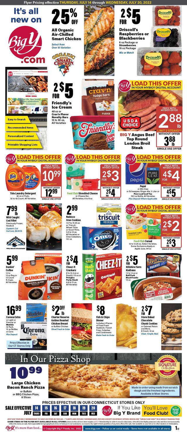 Big Y Ad from 07/14/2022