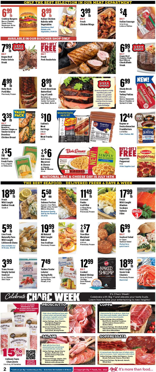 Big Y Ad from 07/14/2022