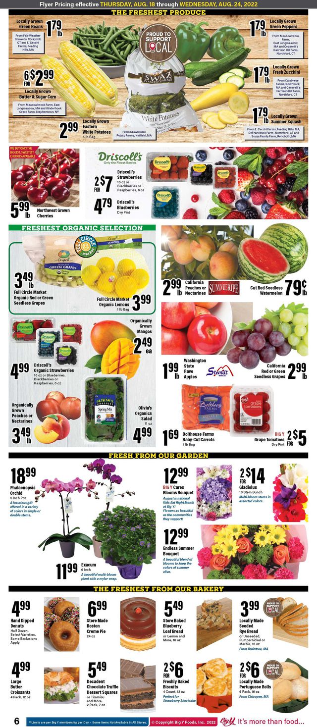 Big Y Ad from 08/18/2022