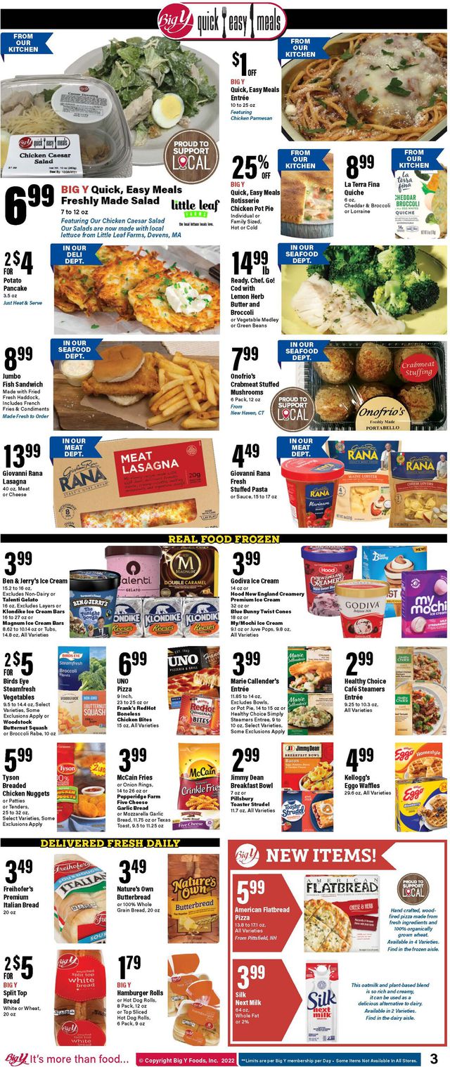 Big Y Ad from 09/15/2022