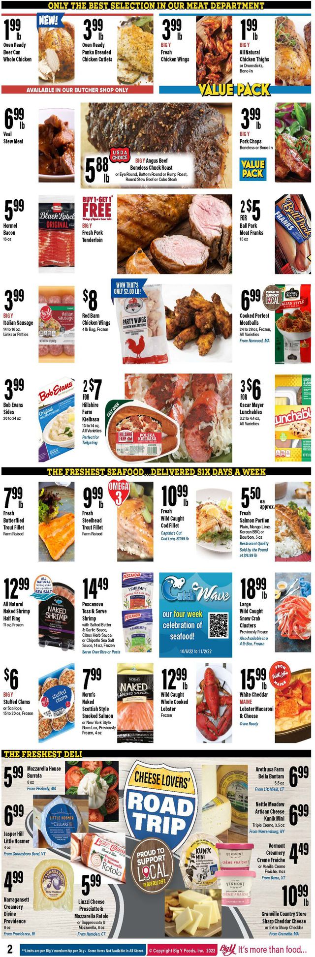Big Y Ad from 10/20/2022