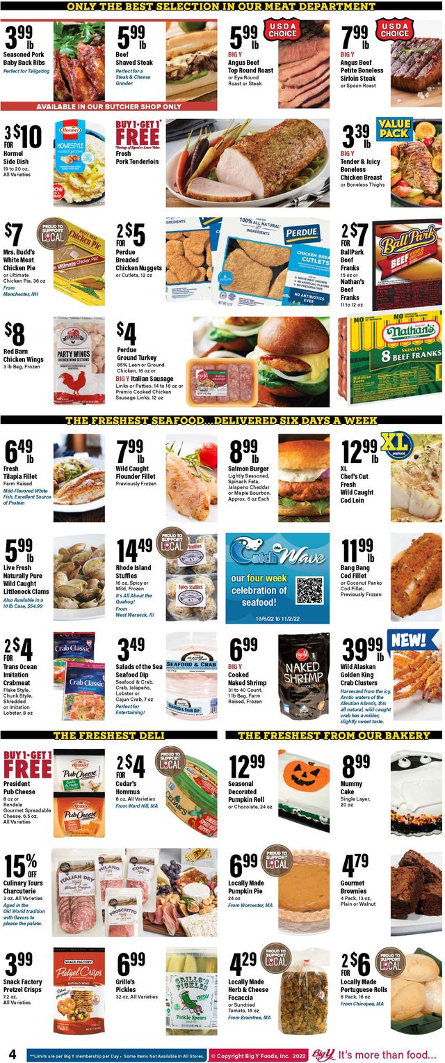 Big Y Ad from 10/27/2022