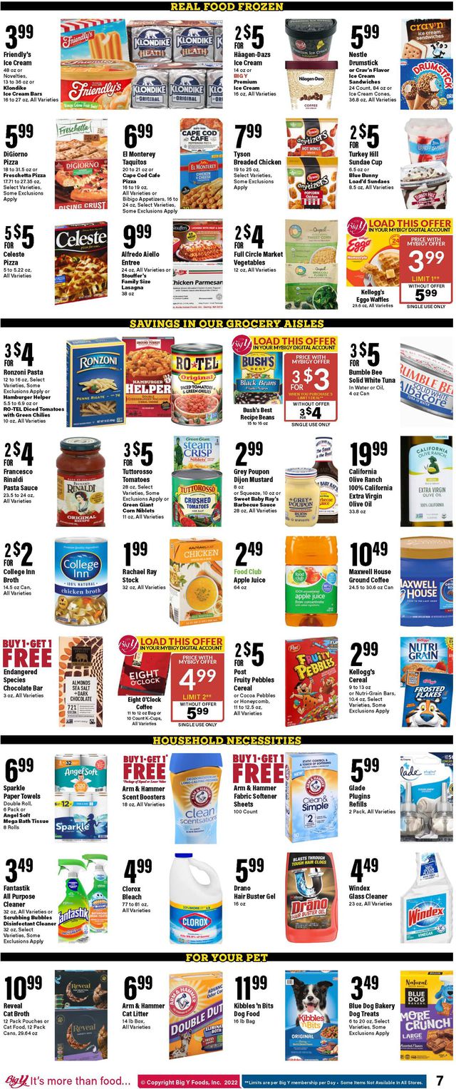 Big Y Ad from 10/27/2022
