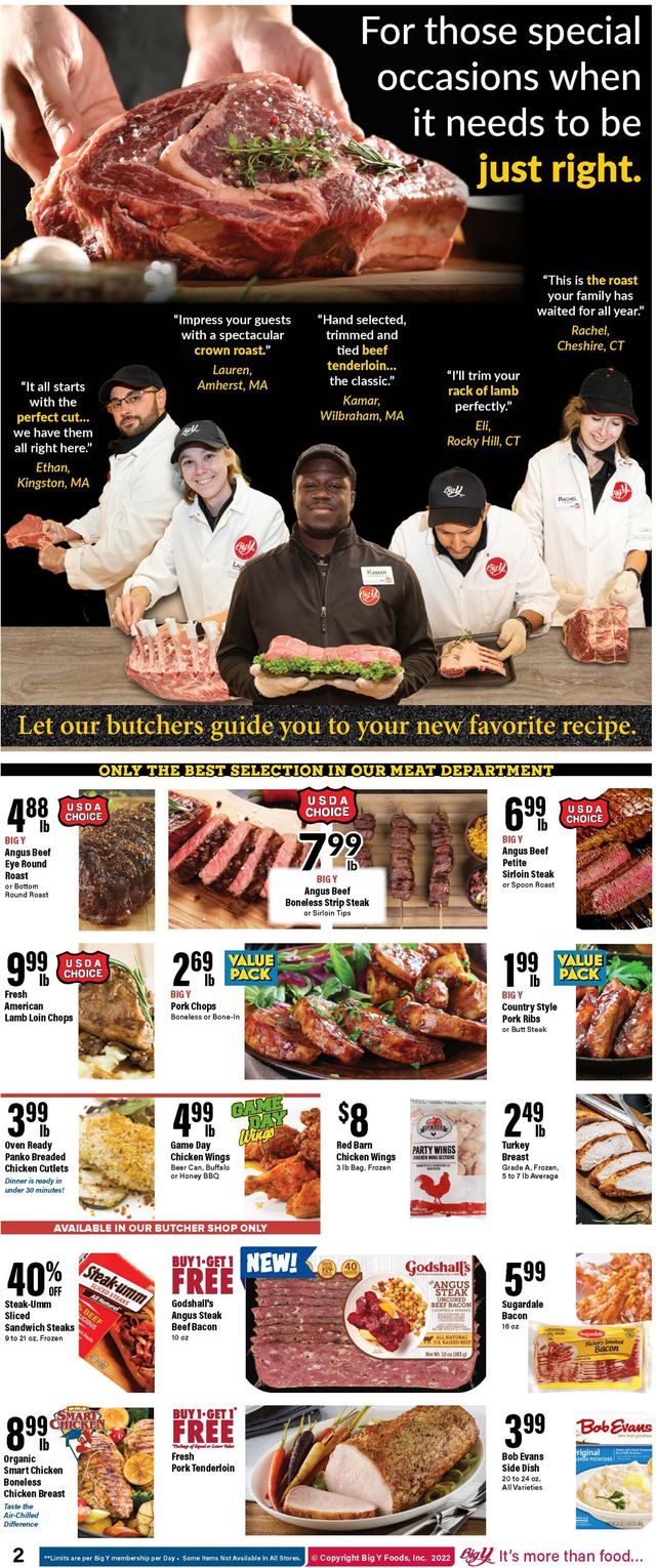 Big Y Ad from 11/03/2022