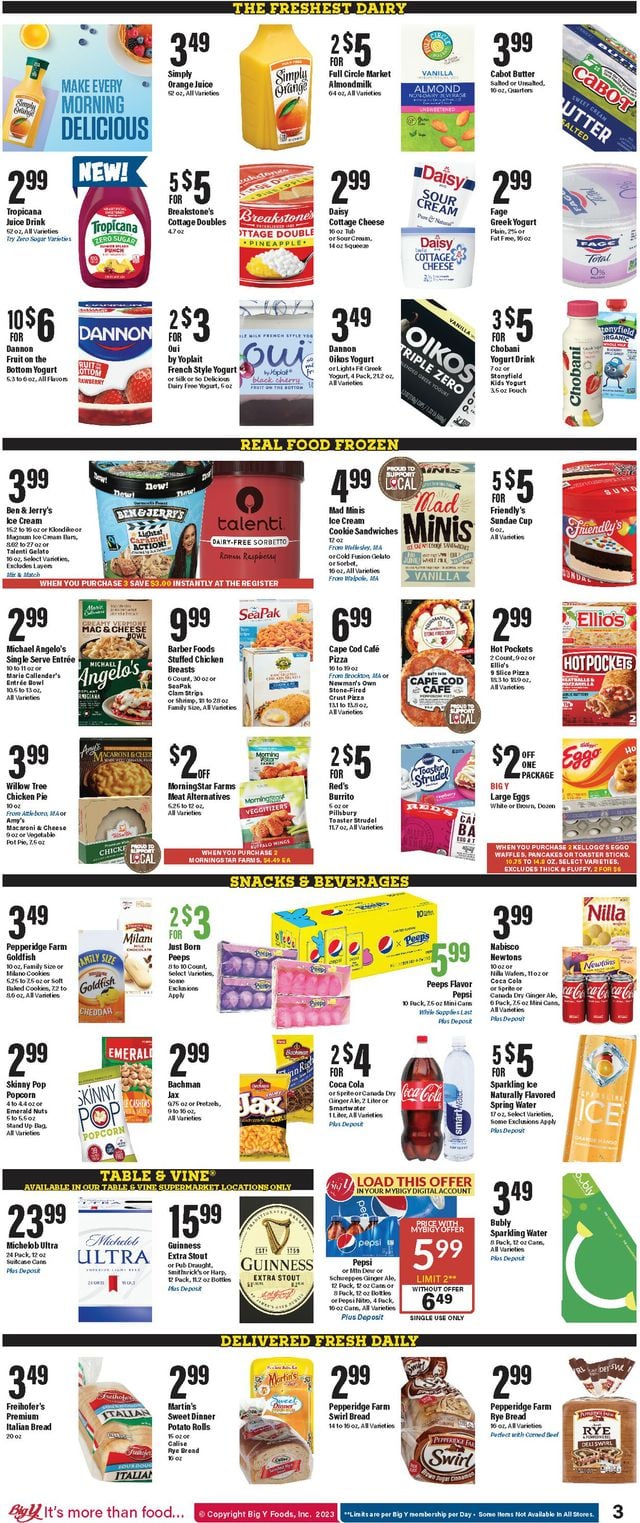 Big Y Ad from 03/16/2023