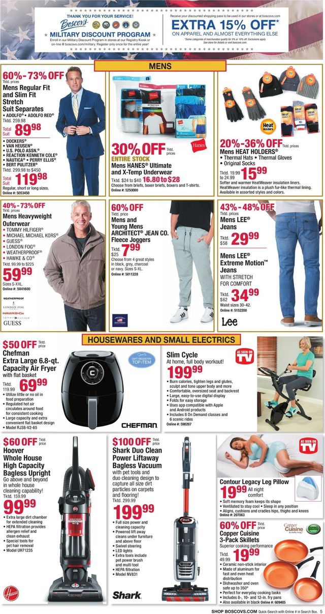 Boscov's Ad from 12/27/2019