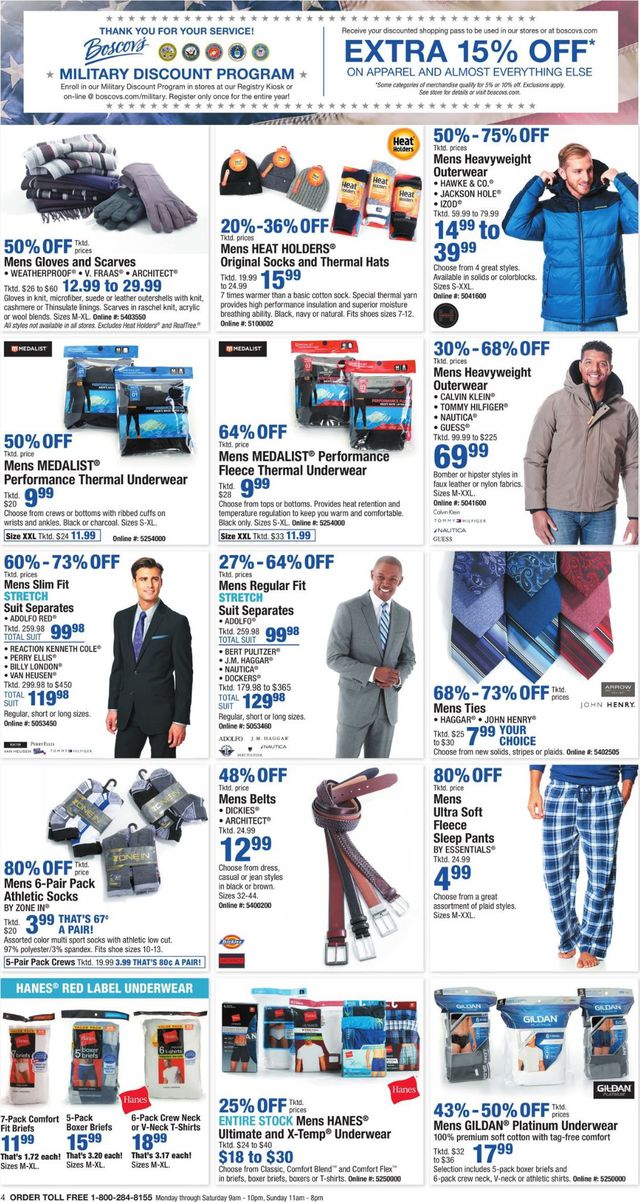 Boscov's Ad from 01/03/2020