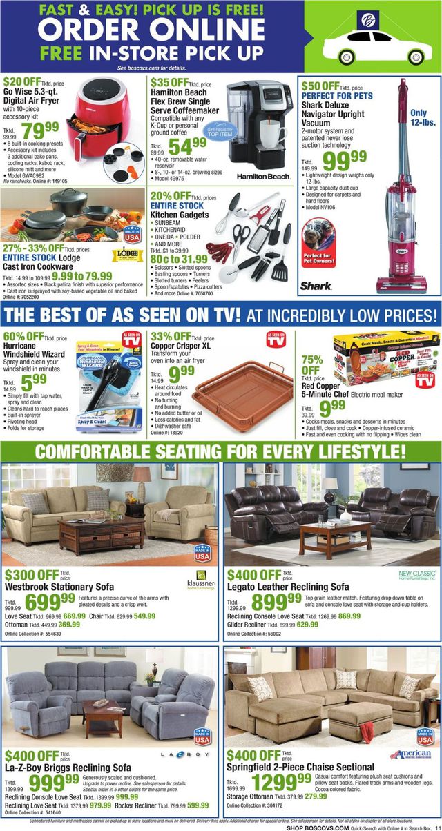 Boscov's Ad from 03/12/2020