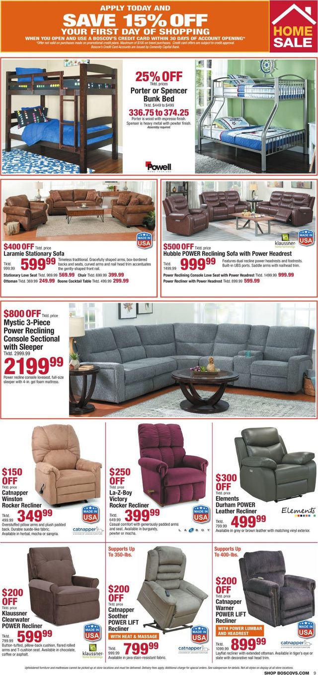 Boscov's Ad from 09/17/2020