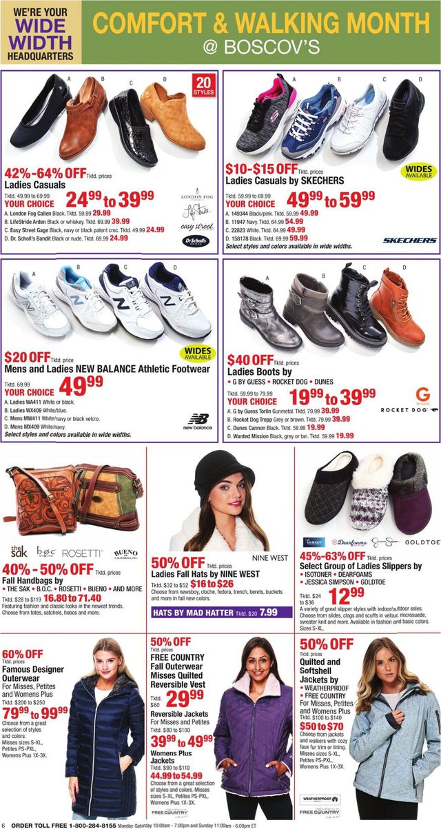 Boscov's Ad from 10/16/2020