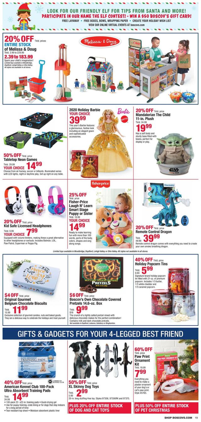 Boscov's Ad from 11/08/2020