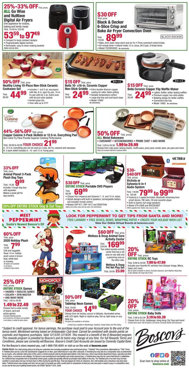 Boscov's Ad from 12/18/2020