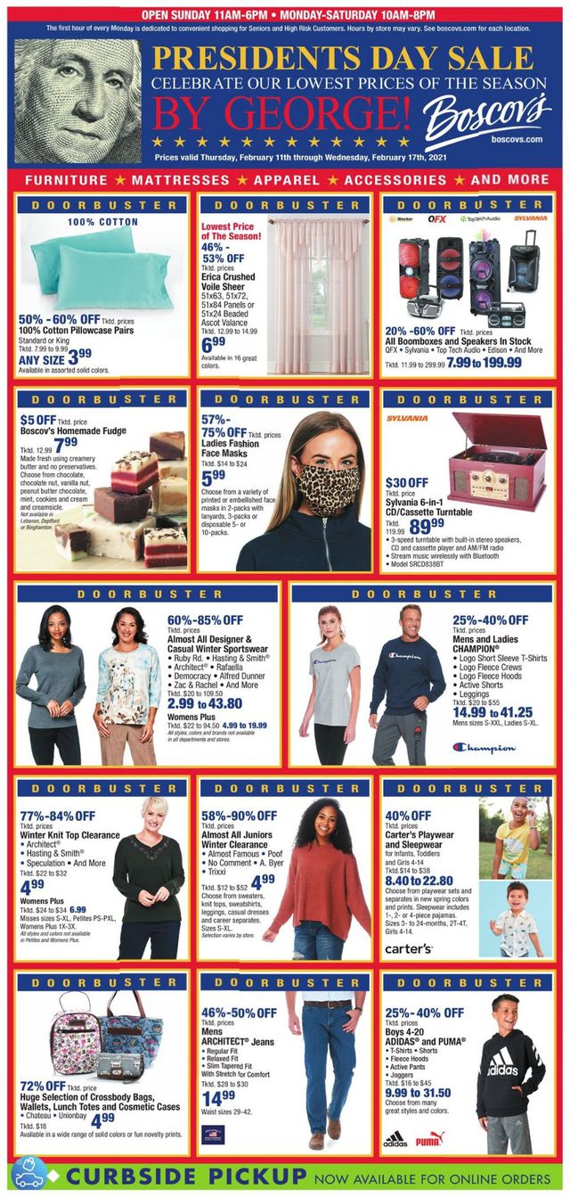 Boscov's Ad from 02/14/2021