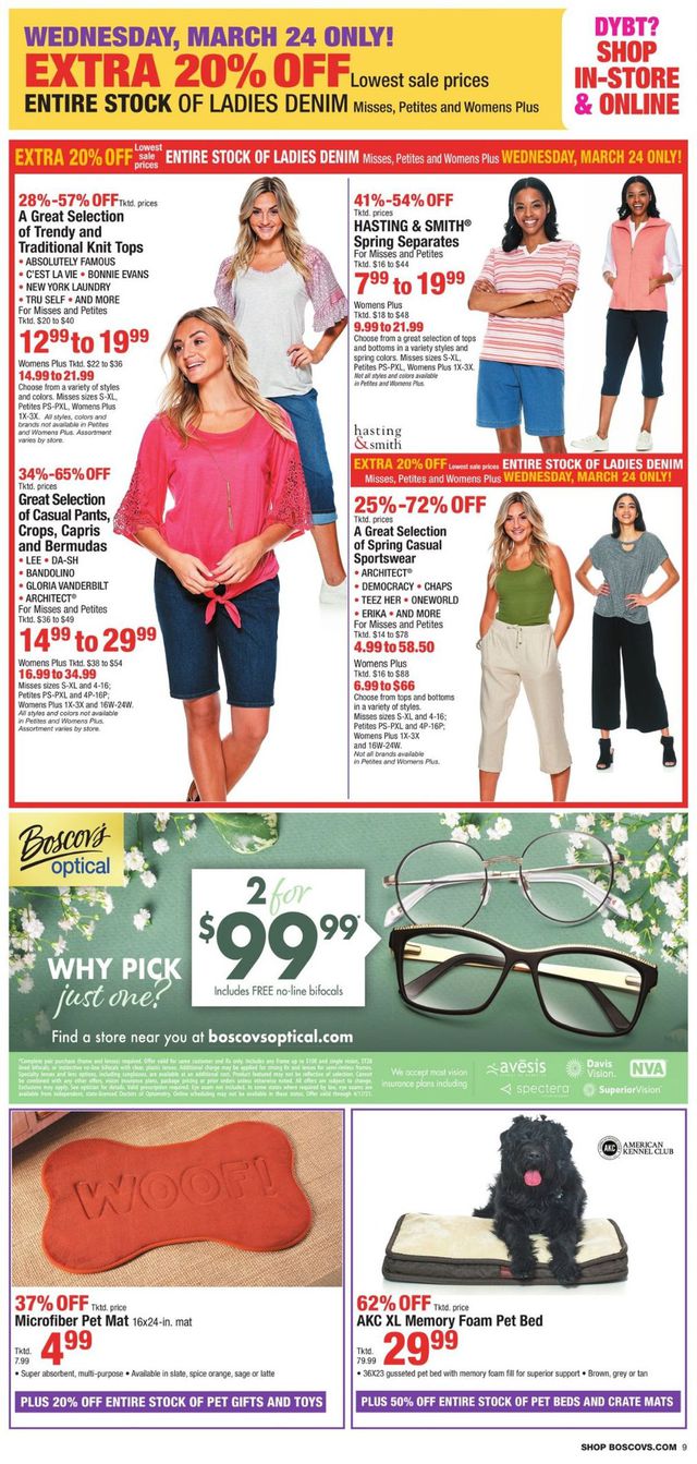 Boscov's Ad from 03/21/2021