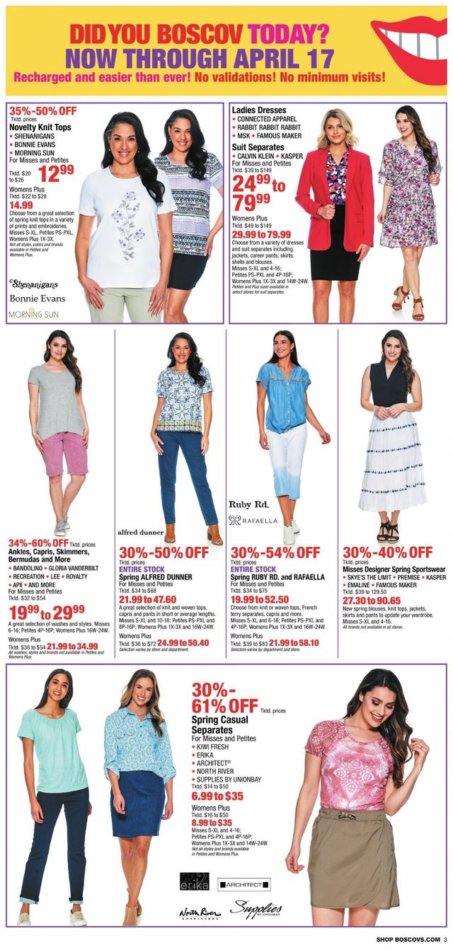 Boscov's Ad from 03/25/2021