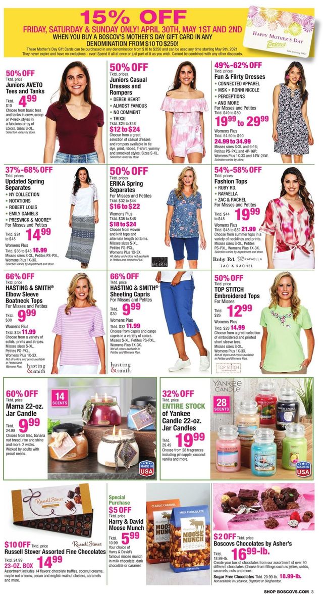 Boscov's Ad from 04/30/2021