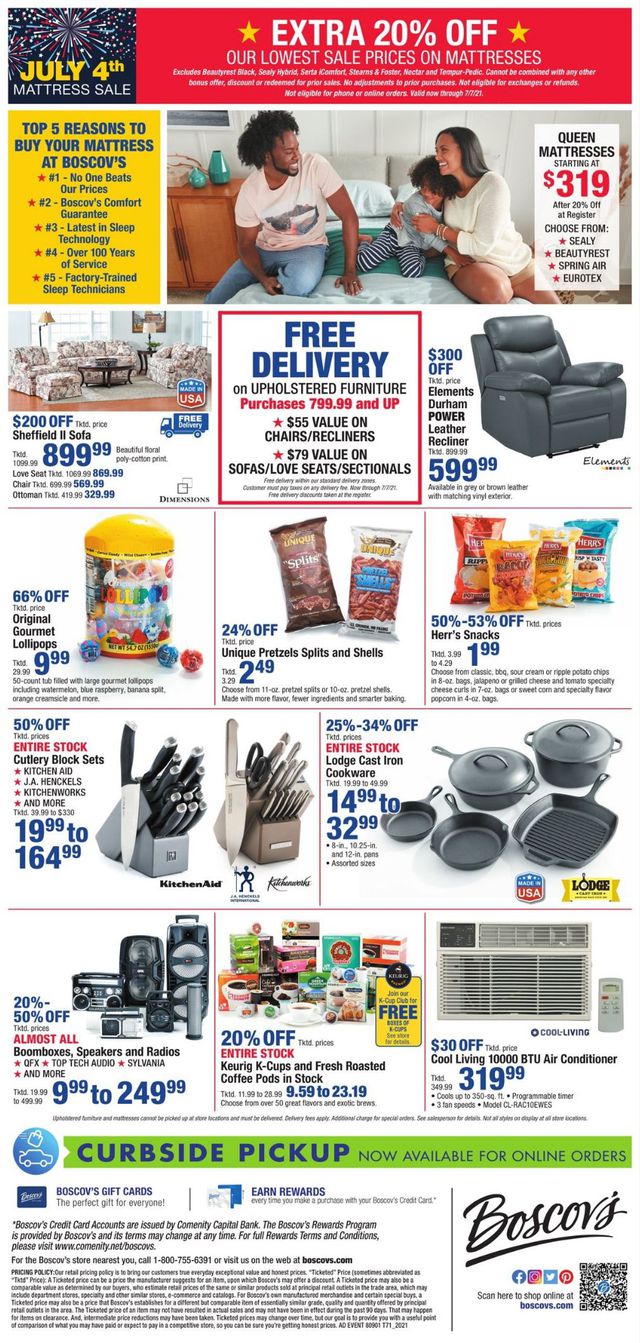 Boscov's Ad from 07/01/2021
