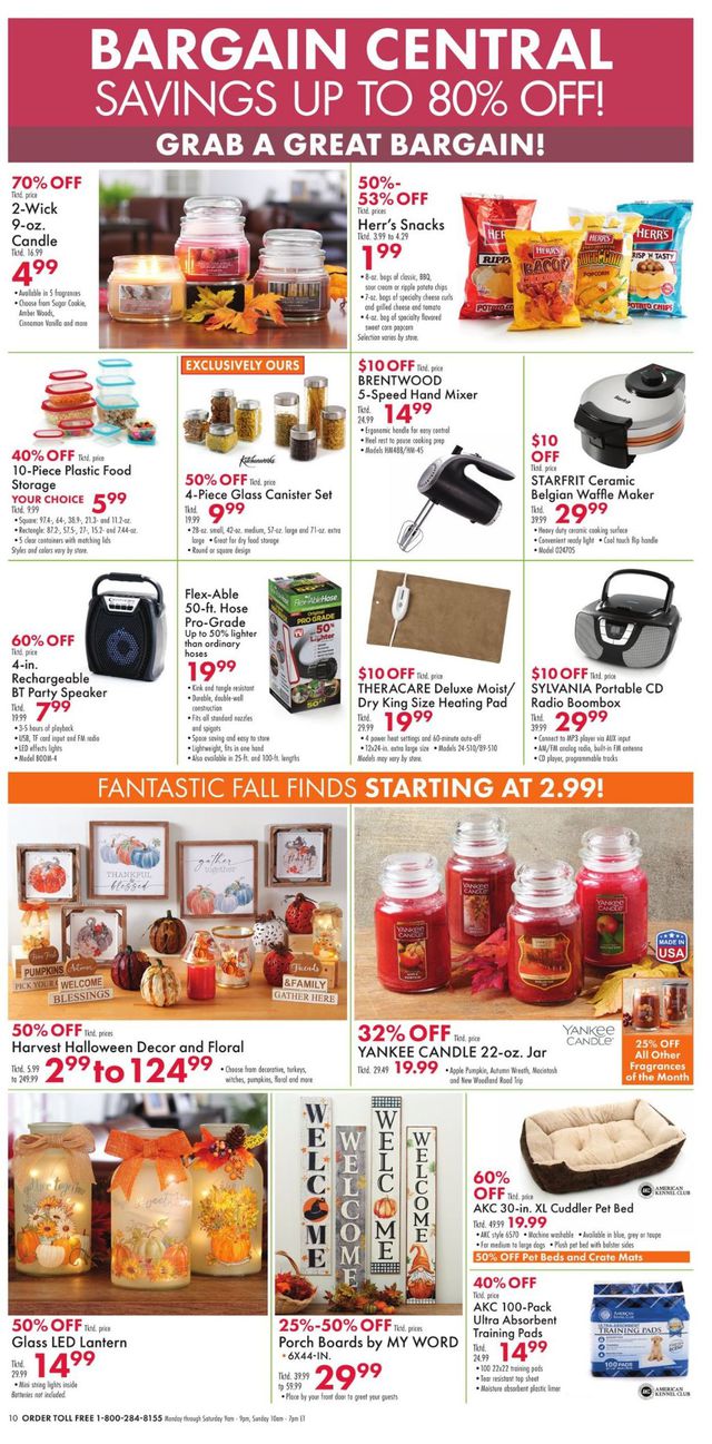 Boscov's Ad from 08/26/2021