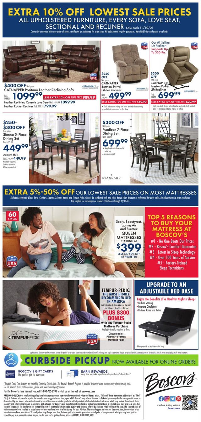Boscov's Ad from 11/04/2021