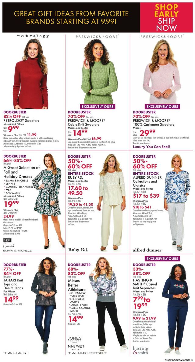 Boscov's Ad from 11/26/2021