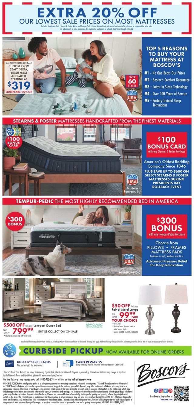 Boscov's Ad from 02/10/2022