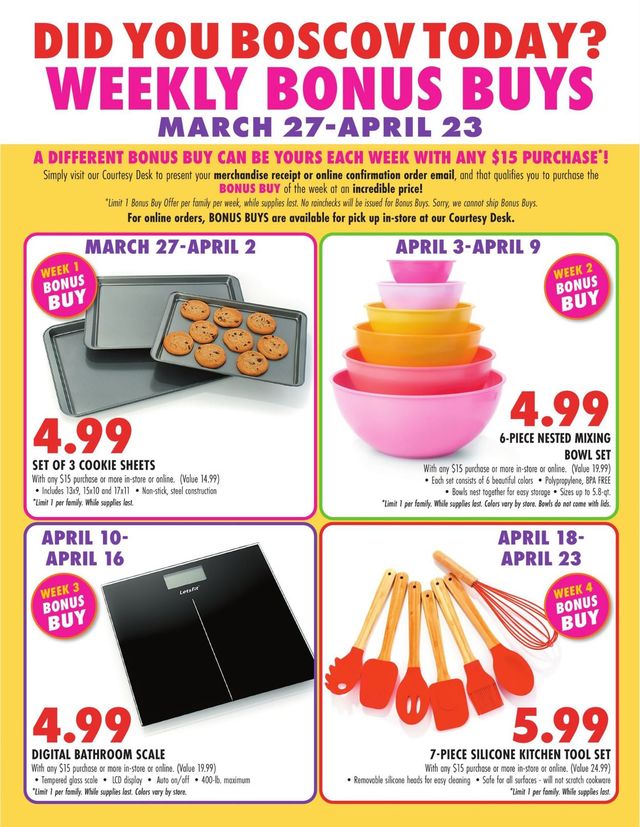Boscov's Ad from 03/27/2022