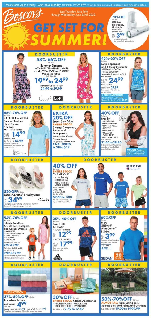 Boscov's Ad from 06/16/2022