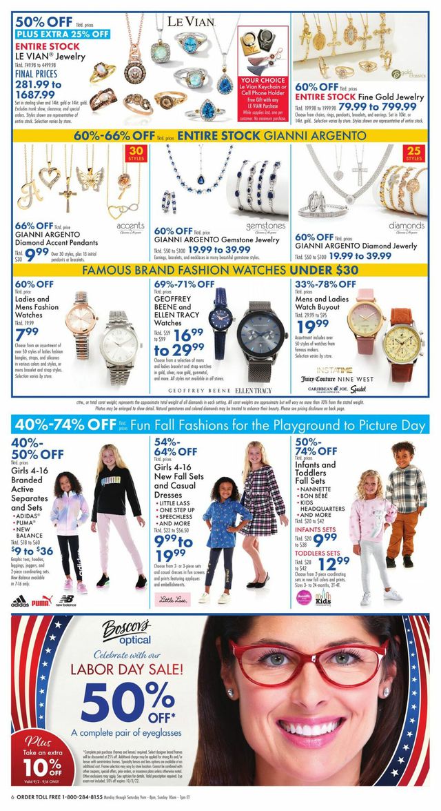Boscov's Ad from 09/01/2022