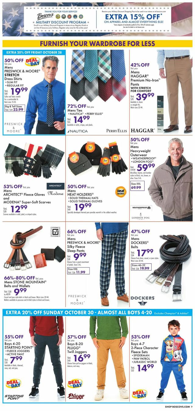 Boscov's Ad from 10/27/2022