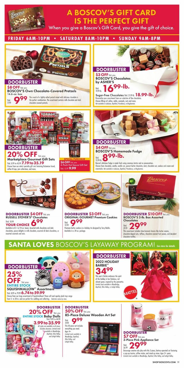Boscov's Ad from 11/24/2022