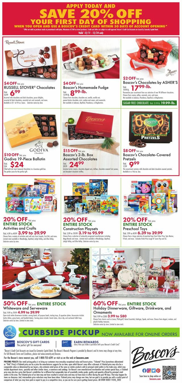 Boscov's Ad from 12/15/2022