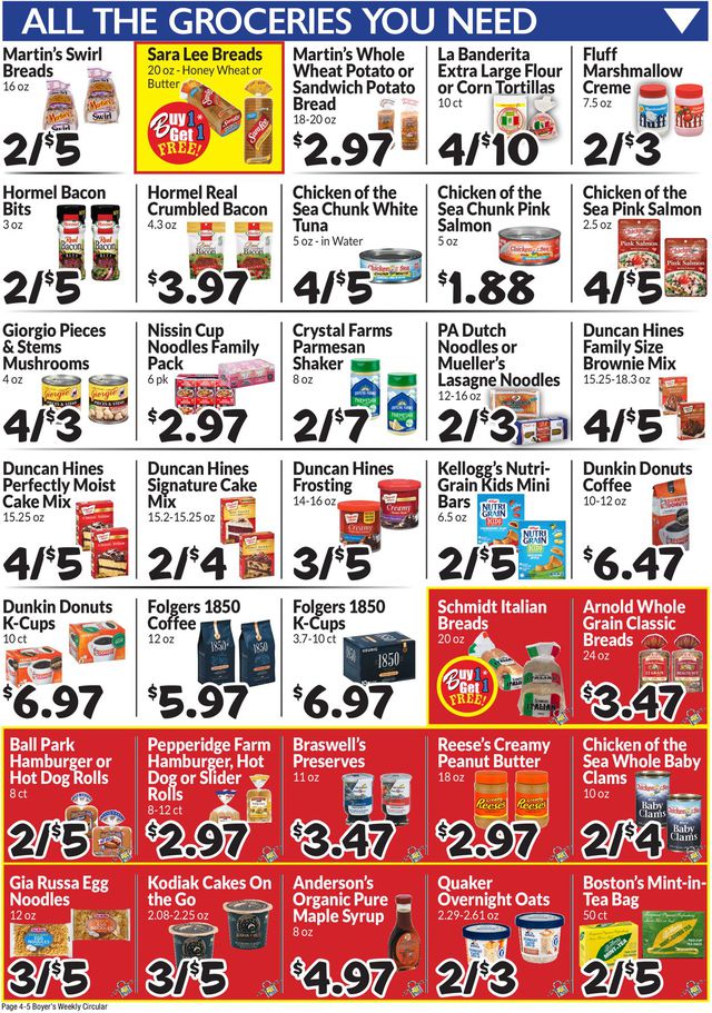 Boyer's Food Markets Ad from 09/13/2020