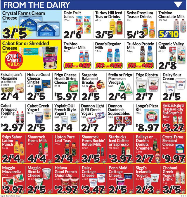 Boyer's Food Markets Ad from 09/13/2020