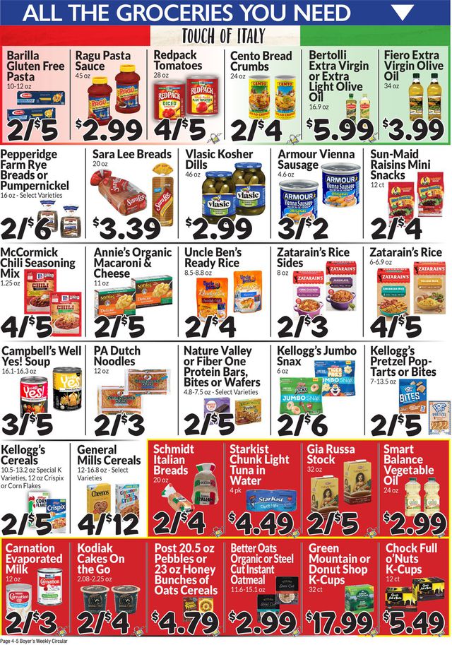 Boyer's Food Markets Ad from 10/04/2020