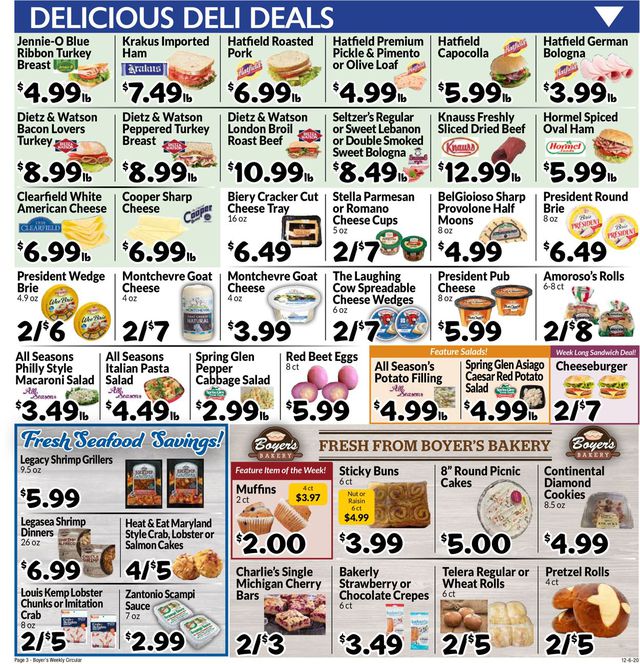 Boyer's Food Markets Ad from 12/06/2020