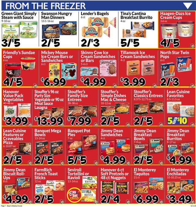 Boyer's Food Markets Ad from 12/06/2020