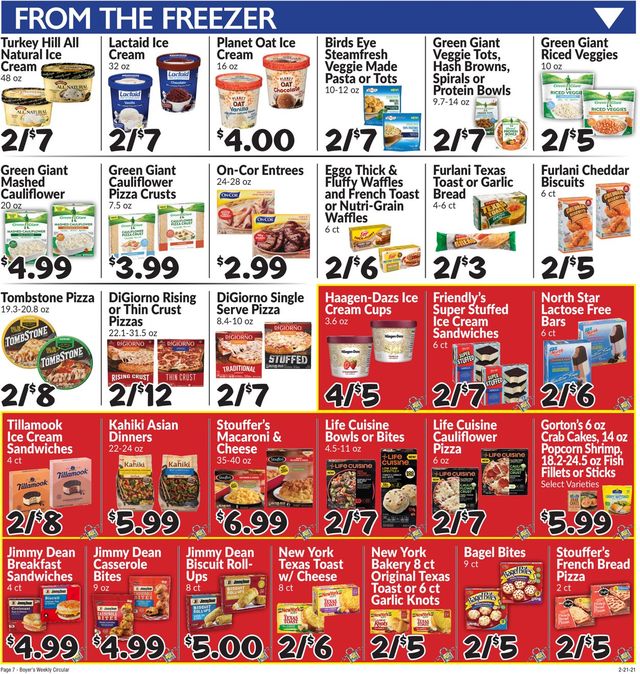 Boyer's Food Markets Ad from 02/21/2021