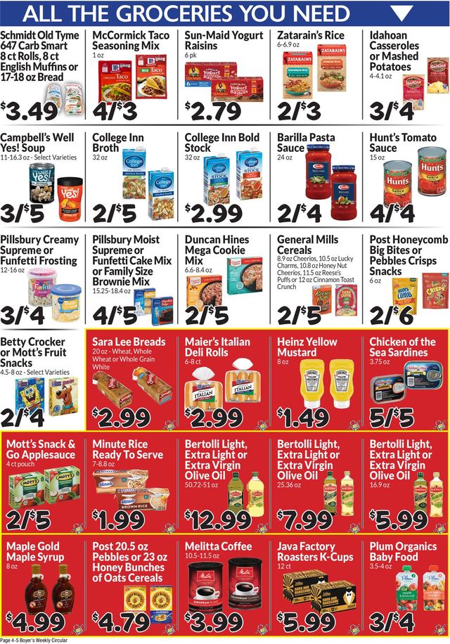 Boyer's Food Markets Ad from 04/11/2021