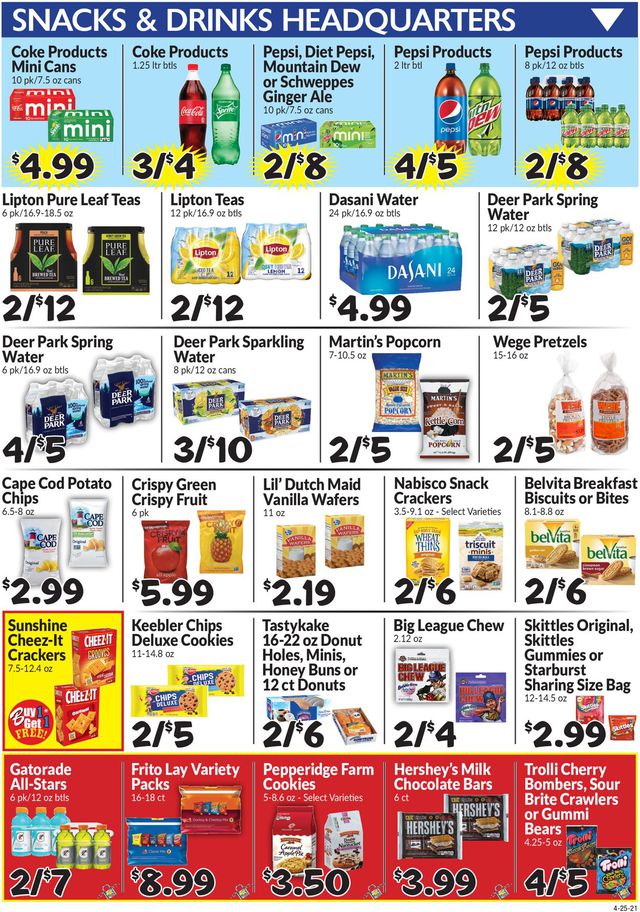 Boyer's Food Markets Ad from 04/25/2021