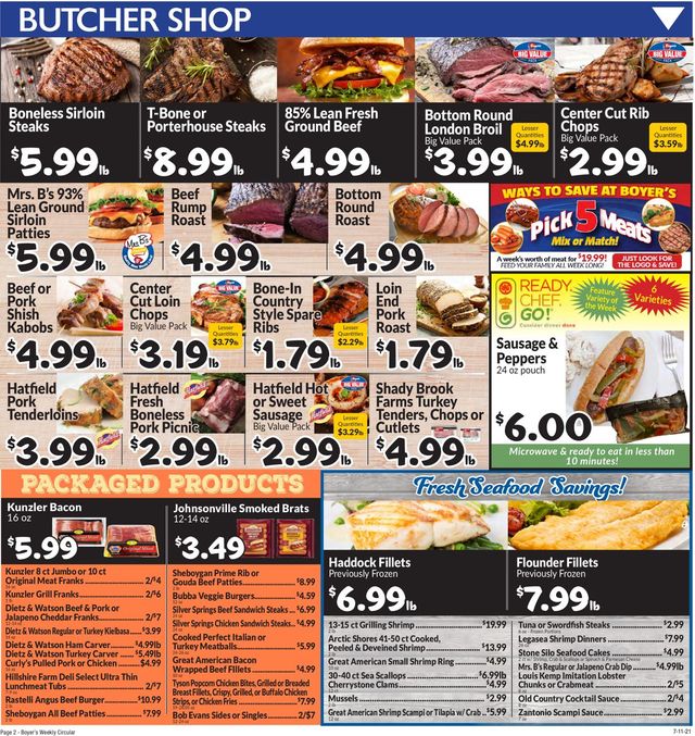 Boyer's Food Markets Ad from 07/11/2021