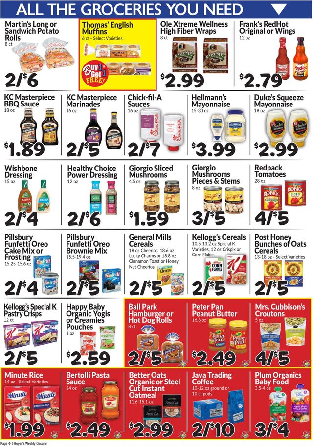 Boyer's Food Markets Ad from 07/25/2021