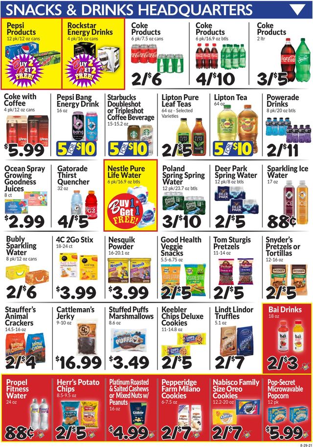 Boyer's Food Markets Ad from 08/29/2021