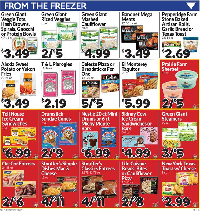 Boyer's Food Markets Ad from 10/17/2021