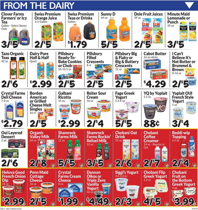 Boyer's Food Markets Ad from 10/24/2021