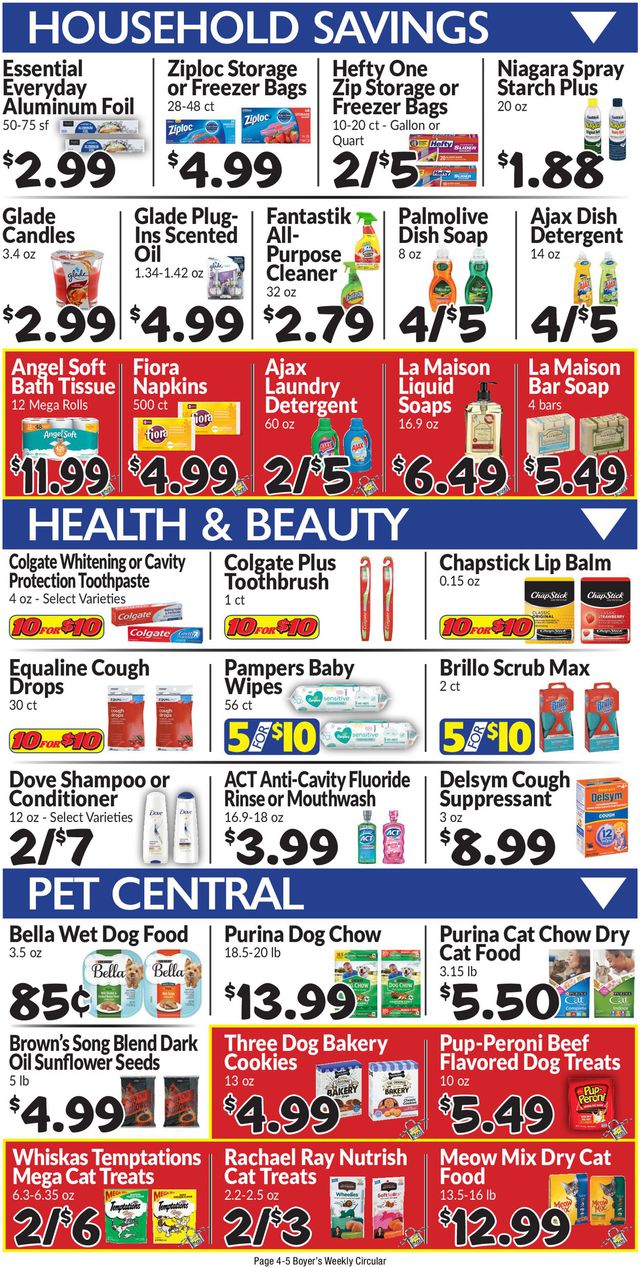Boyer's Food Markets Ad from 11/07/2021