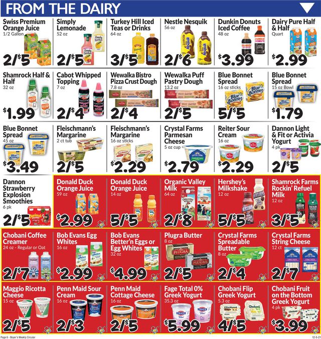 Boyer's Food Markets Ad from 12/05/2021