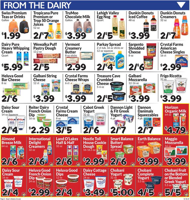 Boyer's Food Markets Ad from 12/19/2021