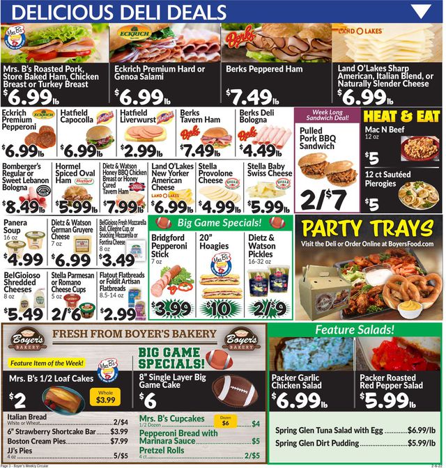 Boyer's Food Markets Ad from 02/06/2022